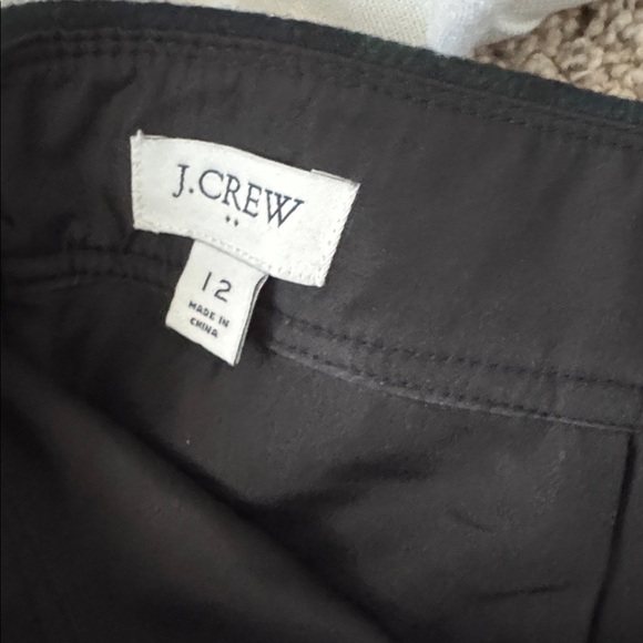 J. Crew Tartan Plaid Wool Blend Mini Skirt in Green and Navy | Size 12 Skirt - Picture 2 of 5